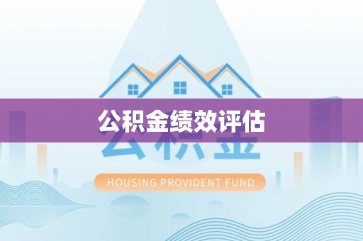 马村公积金绩效评估