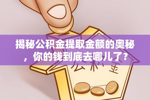 马村揭秘公积金提取金额的奥秘，你的钱到底去哪儿了？
