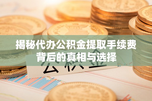 马村揭秘代办公积金提取手续费背后的真相与选择